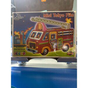 Mini Tokyo Fire Truck Toy With Mechanical Bell Sound In Original Box